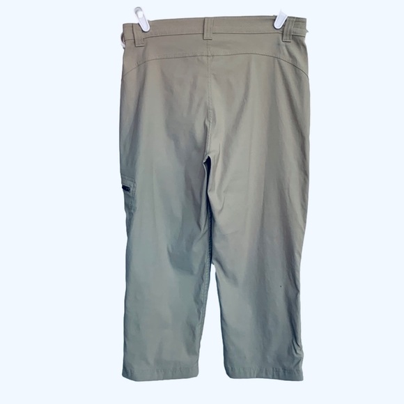Eddie Bauer Cropped Hiking Pants, Size 8, Light Khaki Beige - Picture 2 of 7